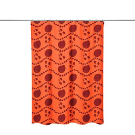 Bonamaison Digitally Printed Shower Curtain, 1 Piece 150x200 Cm - Designed And Manufactured in Turkey