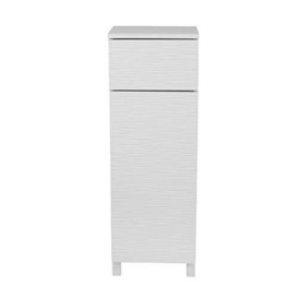 House & Homestyle Jessie White Ripple Floor Cabinet, Particleboard-3mm Particleboard-15mm Particleboard with Textured Foil Finish MDF/Particleboard-30mm Nominal Assembly Kit-Boxed, one Size, Gray