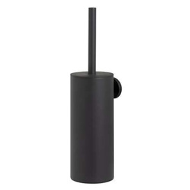 Tiger Noon Toilet Brush and Holder, Black, 8.9 x 38.2 x 11 cm