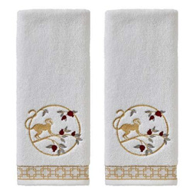 SKL HOME by Saturday Knight Ltd. Vern Yip Zodiac Monkey Hand Towel Set, White