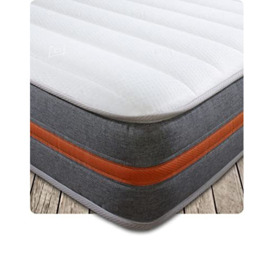 Starlight Beds – Hybrid King Size Mattress. 7.5 Inch Deep Budget Friendly King Size Mattress with Memory Foam and Springs. 5ft x 6ft6 (STARLIGHT 03)