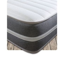 Starlight Beds – Double Mattress. 9 Inch Deep Double Micro Pocket Sprung Mattress with Memory Fibre. 4ft6 x 6ft3 (STARLIGHT 09)