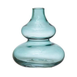 Bloomingville Glass, Blue Vase