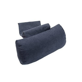 Finlandic Luxurious Orthopaedic Neck Pillow Blue Grey – Neck Pillow with Contrasting Weight and Can Be Used on Any Seat – Easily Adjustable/Adjustable