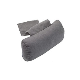 Finlandic Luxurious Orthopaedic Neck Pillow Taupe – Neck Pillow with Contrasting Weight and Can Be Used on Any Seat – Easily Adjustable/Adjustable