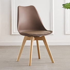 P&N Homewares Dining Chair, Wood, Brown, One Size