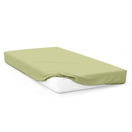 Soleil d'Ocre Sie Fitted Sheet, Cotton, Green, 60 x 120 cm