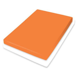 Bassetti Fitted Sheet, Orange, 140 x 200 cm, 160 x 220 cm