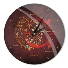 "ERT GROUP Original and Officially Licensed Harry Potter Wall Clock with Shiny Matte Silent Unique Design, Lacquered Metal Hands, 30.5 cm (12 "")"