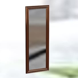 moebel17 5712 Moots Wall Mirror Bathroom Mirror Hallway Mirror Cosmetic Mirror Shiny Frame Bronze Modern 40 x 104 x 2.3 cm