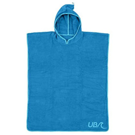 Urban Beach Hooded Beach Towel for Kids, Cotton Pool Towel Poncho, One Size Blue, One-sze, BGG1736