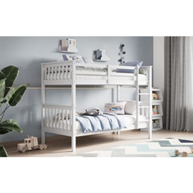 Flair Wooden Zoom Detachable Bunk Bed - White