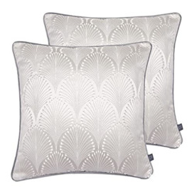 Prestigious Textiles Boudoir Twin Pack Polyester Filled Cushions, Alabaster, 43 x 43cm