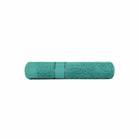 Brentfords Luxury Single 100% Cotton Bathroom Face Cloth – Premium Quality, Super Absorbent & Quick Drying Face Towel - 30 x 30cm – Teal Green