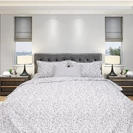 Homemania Bedspread, White/Purple, 240 x 280 cm