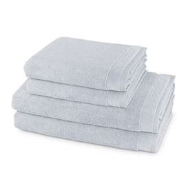 Möve Towel Set, Cotton, Silver, 250x100 + 280x150