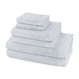 Möve Towel Set, Cotton, Silver, 230x50 + 250x100 + 280x150