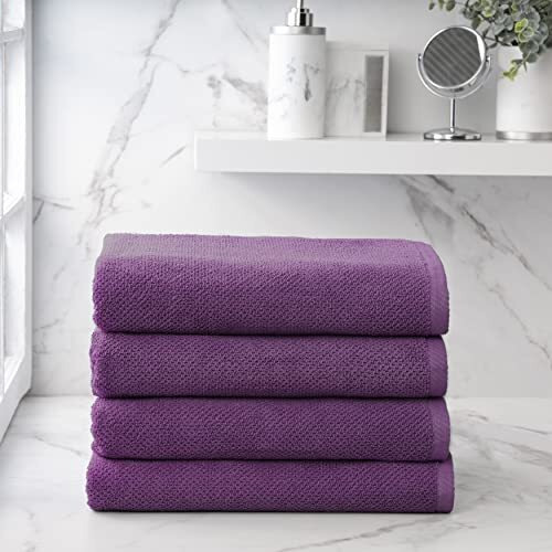 Welhome Franklin Premium Piece Bath Towel Sets Popcorn