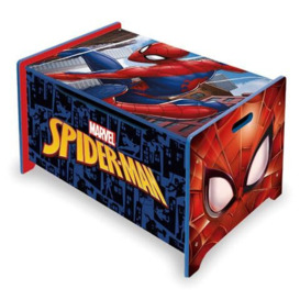 Spider-Man Deluxe Wooden Toy Box & Bench by Nixy Children, Spiderman, one Size