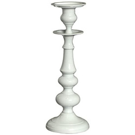 Vacchetti Candle Holder Aluminium White 1P, Multicolor, Medium
