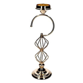 61420900000VACCHETTI Candle holder metal gold