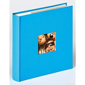 walther Design Photo Album Ocean Blue 200 Photos 13 x 18 cm Memo Album with Punched Cover, Fun ME-116-U