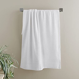 Catherine Lansfield Anti Bacterial Soft & Absorbent Cotton Hand Towel White