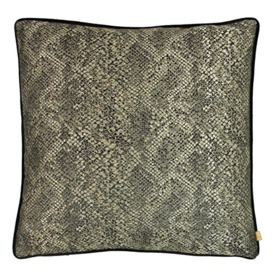Kai Viper Feather Filled Cushion, Polyester, Bronze