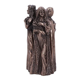 Nemesis Now Maiden, Mother, Crone Candle Holder 17cm, Bronze