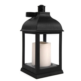 CIAL LAMA Black LED Candle Lantern