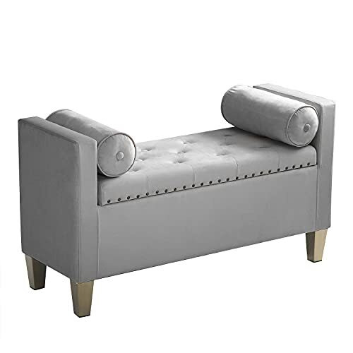 Lionel Richie HOME Symphony Storage Ottoman Bench with Decorative