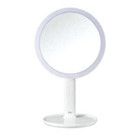 EKO - iMira 5x Magnifying LED Mirror - Advanced Ultra Clear Mirror, Matte White, 5x Magnification, 18cm