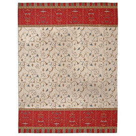 Bassetti Bedspread, Cotton, red, 180x255