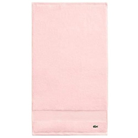 "Lacoste Heritage Supima Cotton Hand Towel, Light Pink, 16"" x 30"""