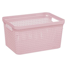 Five Scandinavian Storage Basket 5 Litre Pink
