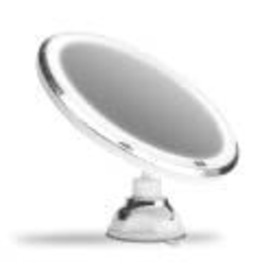 Gillian Jones - Suction Cup Mirror w. Adjustable LED Light, Touch Function & 10x Magnification
