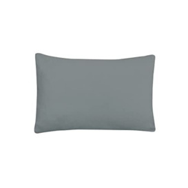 Sleepdown 100% Bamboo Housewife Pillowcases 2 Pack - Luxury Pillow Covers Super Soft Hotel Quality Breathable Plain Fabric - Charcoal - 48cm x 74cm, (5056242895060)