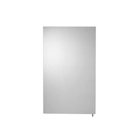 Croydex Finchley Stainless Steel Bathroom Mirror Cabinet, 2 Adjustable Shelves, Soft Close Hinges, All Fixtures and Fittings Included, Easy to Install Pre-Assembled Bathroom Wall Cabinet, 67x40x12cm,