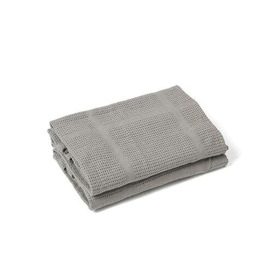 Clair de Lune Baby Cellular Blanket - TWIN PACK - Made with 100% Cotton - Suitable from Birth - Breathable Newborn Baby Wrap/Swaddle - Baby Essentials for Travel/Pram/Moses Basket - 70 x 90 cm (Grey)