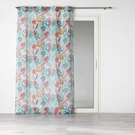 Douceur d'Intérieur, Jacala White Sandblasted Eyelet Curtain 140 x 240 cm