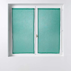 Douceur d'Intérieur, Emerald Eyelet Curtain 2 x 60 x 120 cm