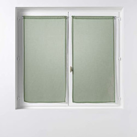 Douceur d'Intérieur, Khaki Eyelet Curtain 2 x 60 x 120 cm