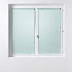 Douceur d'Intérieur, Mint Eyelet Curtain 2 x 60 x 90 cm
