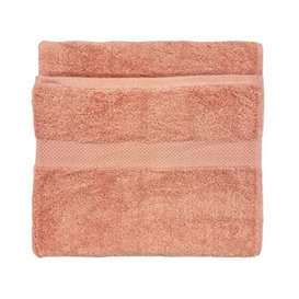 The Linen Yard Loft 6 Piece Hand Towel/Bath Sheet Bale, Cotton, Pink