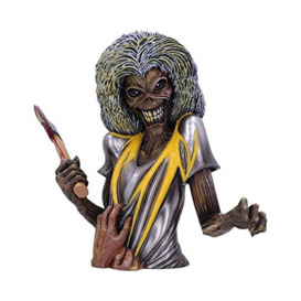 Nemesis Now Officially Licensed Iron Maiden Killers Bust Box (Small) Yellow, 16.5cm