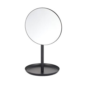 Axentia Vanity Mirror with Shelf Black
