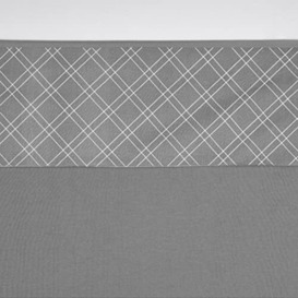 Meyco Bed Sheet Cradle 75 x 100 cm Double Diamond Grey