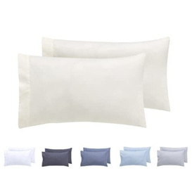 Todocama Set of 2 Microfiber Extra Soft Hypoallergenic Pillow Cases