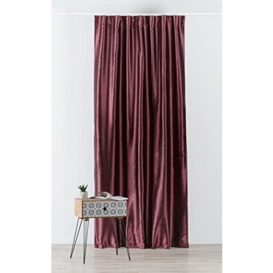 Mendola Interior Supreme Curtain Dimout Wave Tape Burgundy 135 x 245 cm
