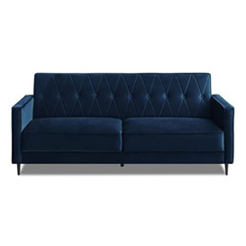 Rokoko Sofabed, Blue, Sofa Dimensions: W195 x D86 x H85cm